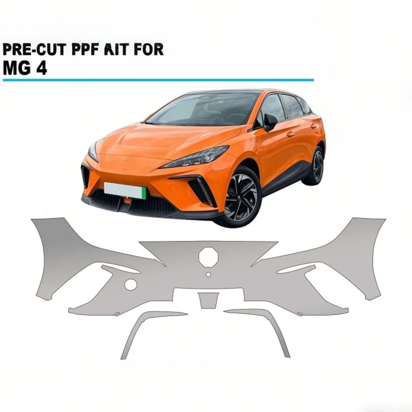 Tpu Ppf Self Healing Film - For MG MG4 2022-UP TPU Bumper