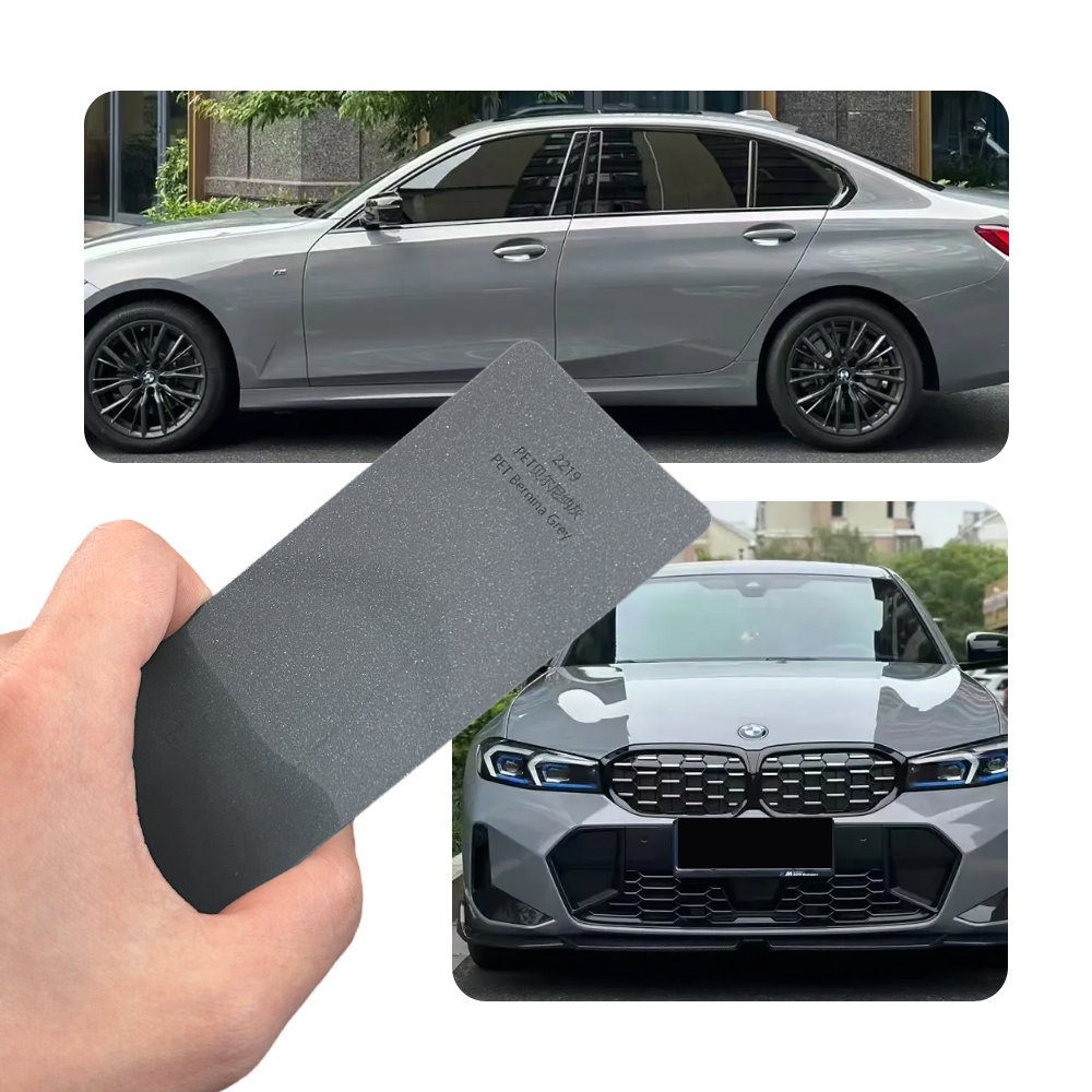 Car Vinyl Wrap Roll 1.52X18M - Super Bright Bernina Gray Full Car