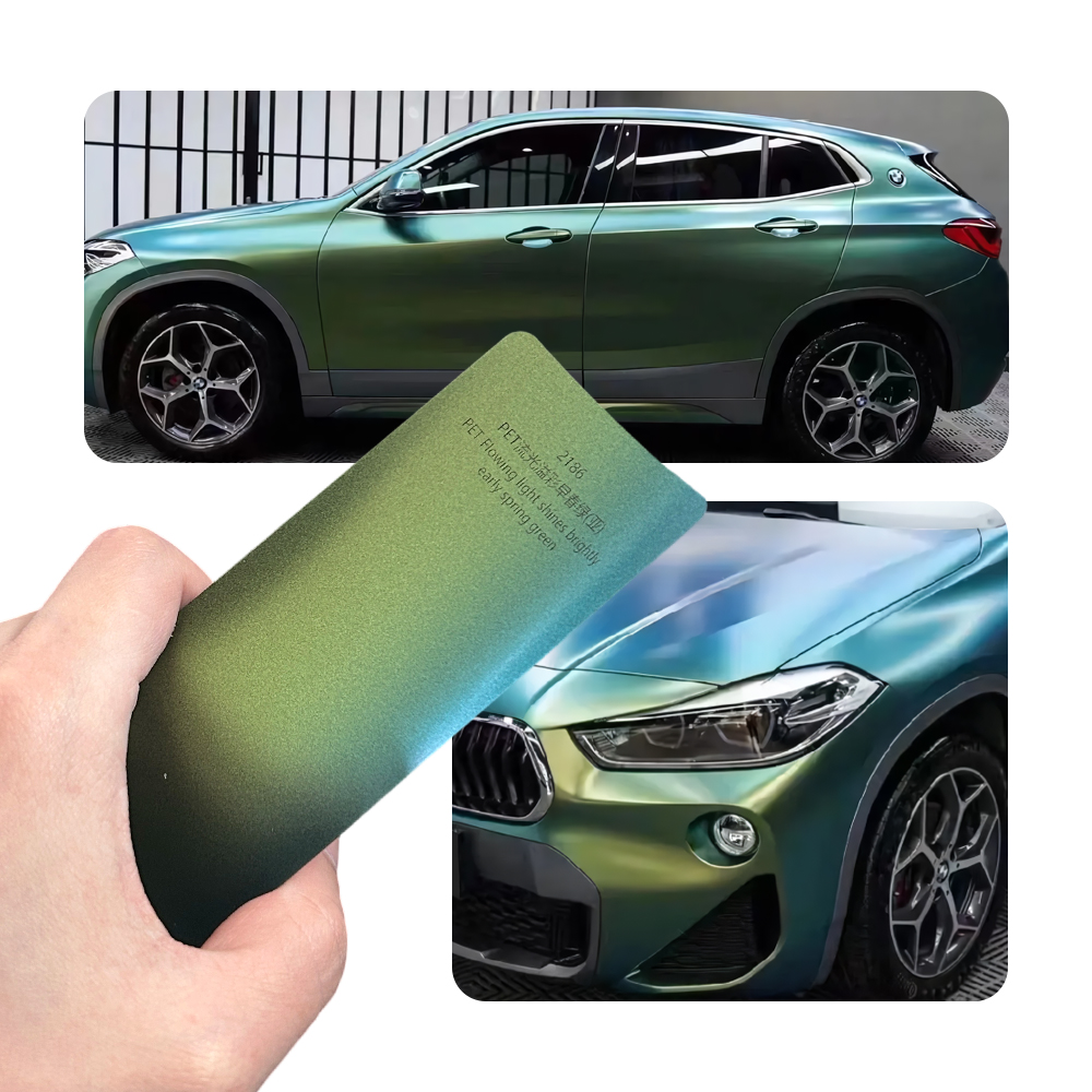 Car Vinyl Wrap Roll 1.52X18M - Glossy Spring Green Full Car Wrap