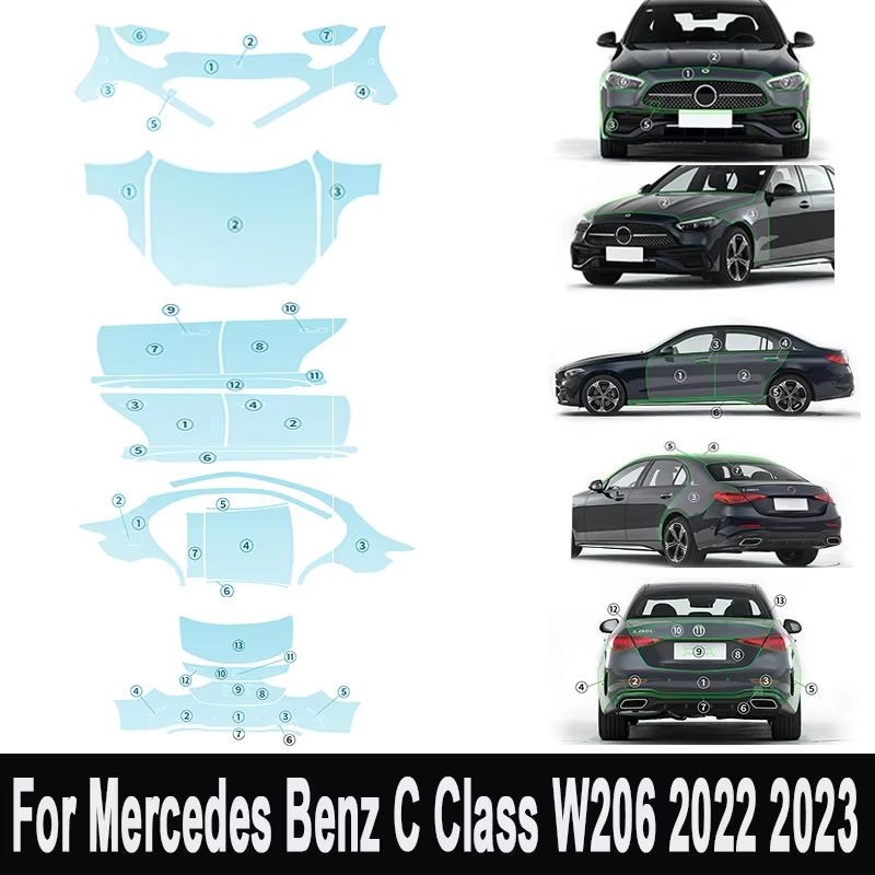 Car Paint Protection Film Kit Pre Cut - Pre Cut PPF Car Paint Protection
