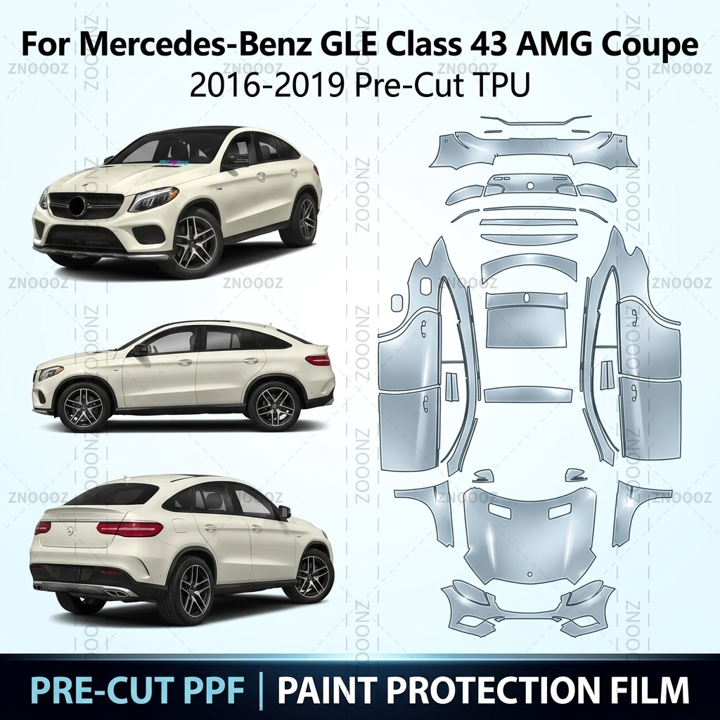 Ppf Film Clear Gloss Tpu - For Mercedes-Benz GLE Class 43 AMG