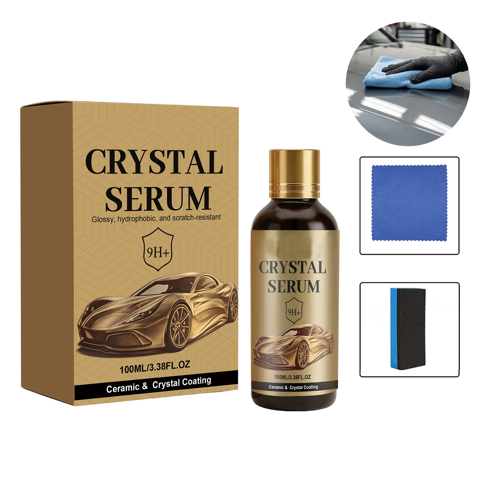 Car Ceramic Coating Kit 9H - Car Ceramic Coating Kit Nano Silica