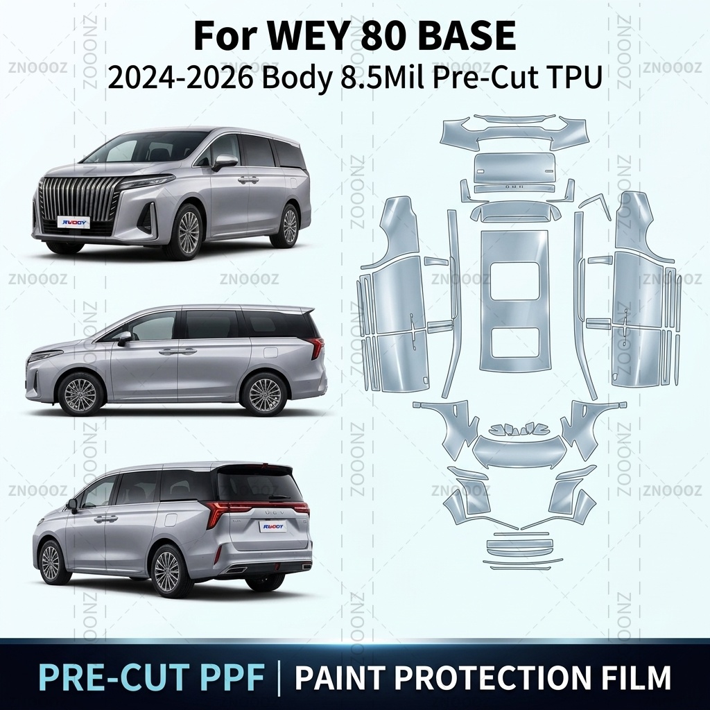 Ppf Film Clear Gloss Tpu - For WEY 80 BASE 2024-2026 Body