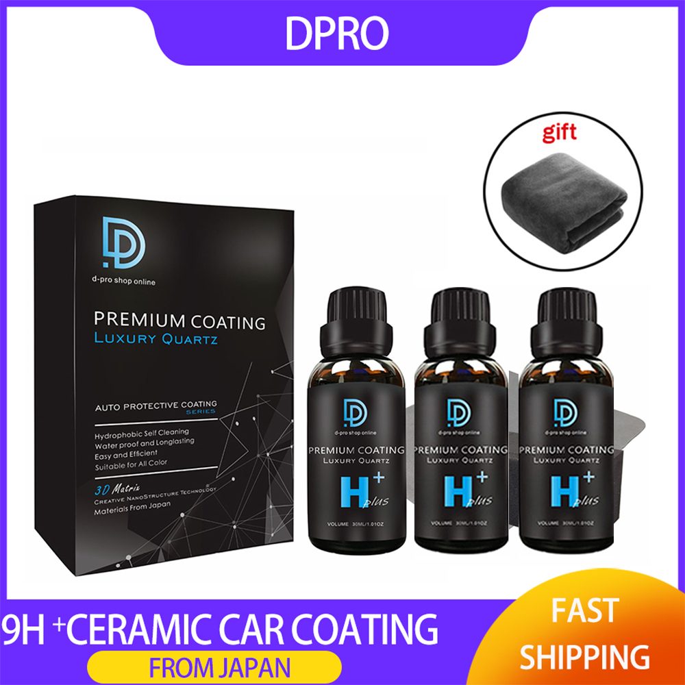Car Ceramic Coating Kit 9H - Bộ 3 sản phẩm phủ gốm
