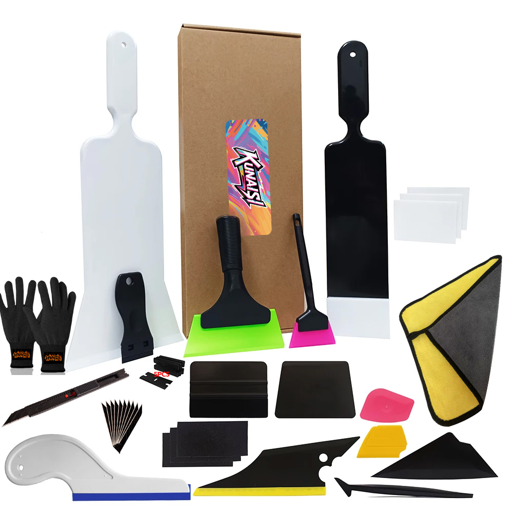 KUNAISI Window Tint Tools kit  - đánh giá và giá Ppf Installer Tool Kit Squeegee