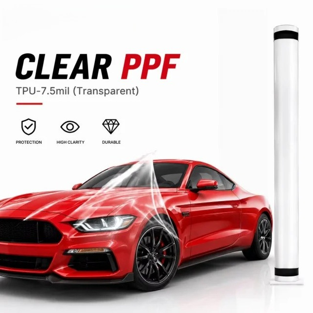 For TPU 7.5mil Black Automotiv - đánh giá và giá Paint Protection Film Roll 1.52X15M