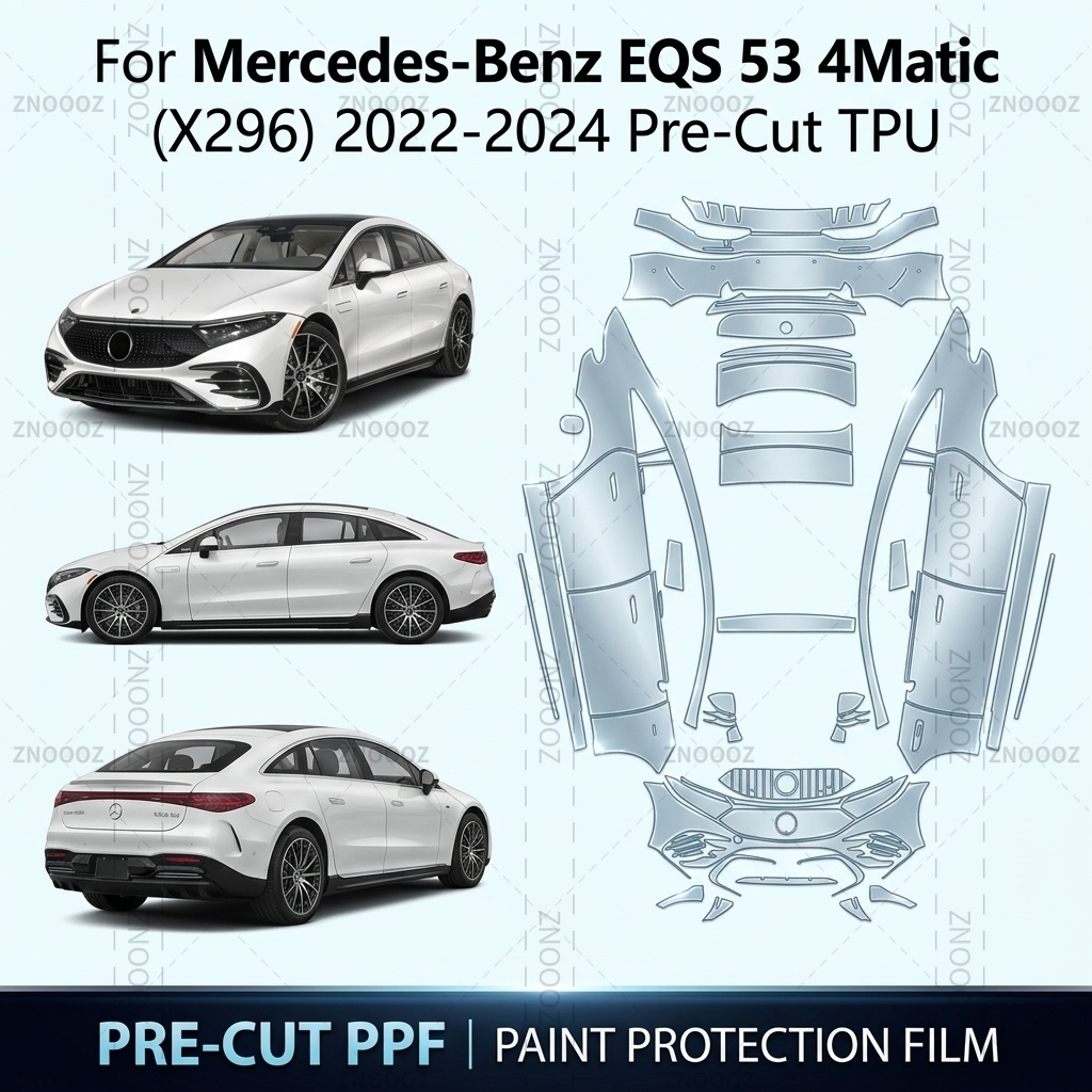 For Mercedes-Benz EQS 53 4Mati - đánh giá và giá Ppf Film Clear Gloss Tpu