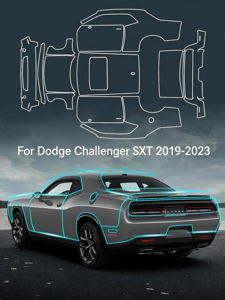 For Dodge Challenger SXT 2019- - đánh giá và giá Tpu Ppf Self Healing Film
