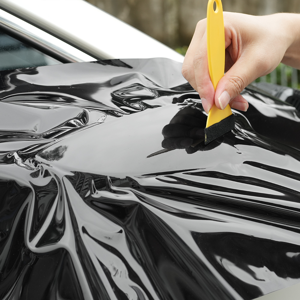Car Sticker Glossy Black Auto  - đánh giá và giá Car Wrap Film Matte Black