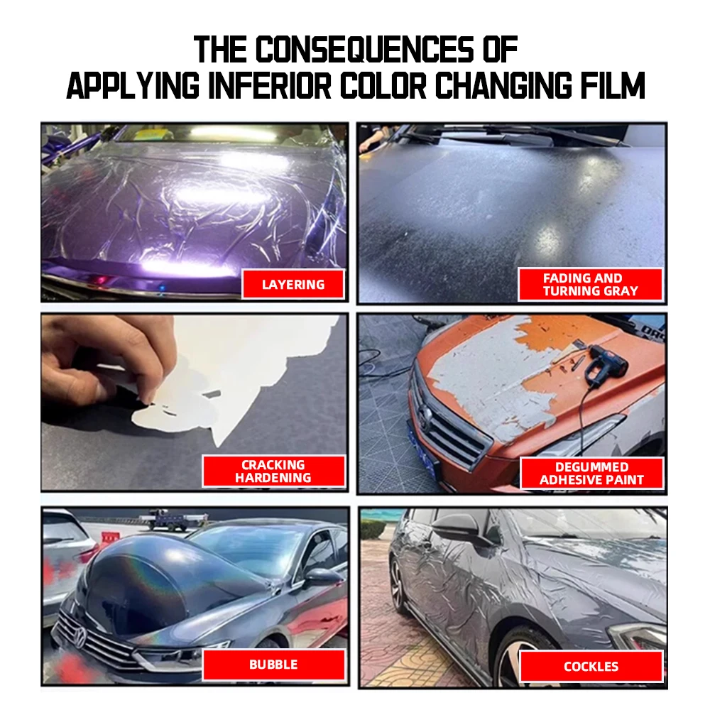 Matte Electro White to Gold Co - đánh giá và giá Car Vinyl Wrap Roll 1.52X18M