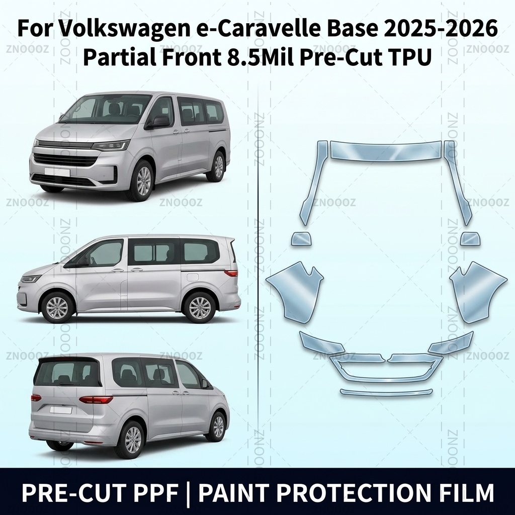 For Volkswagen e-Caravelle Bas - đánh giá và giá Ppf Film Clear Gloss Tpu