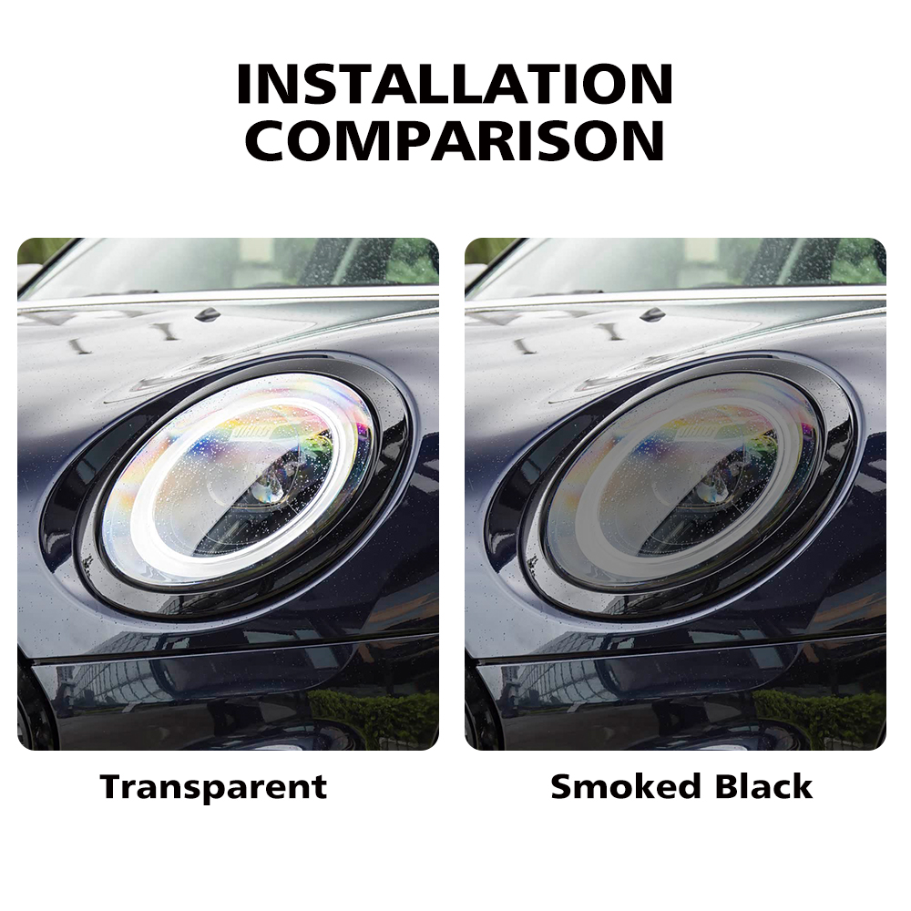 TPU Car Headlight Protective F - đánh giá và giá Car Wrap Film Matte Black