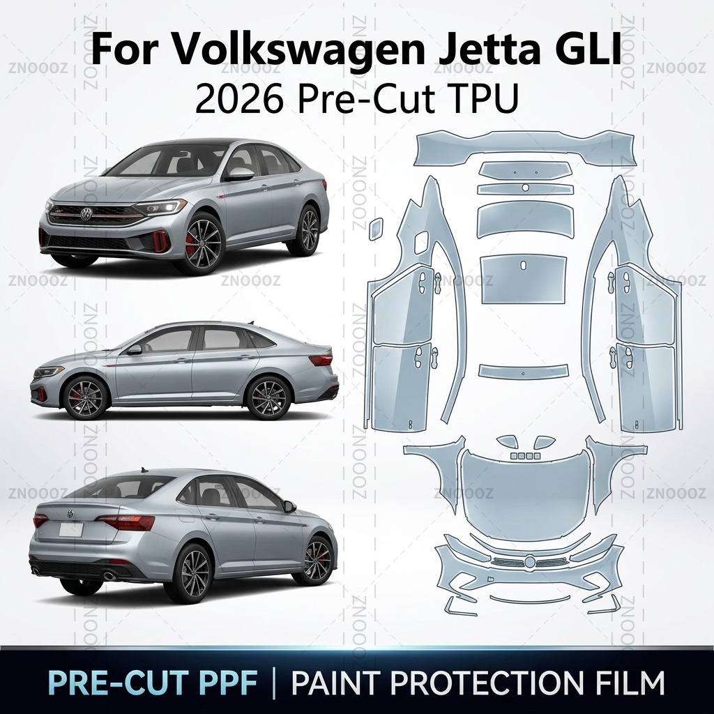 For Volkswagen Jetta GLI 2026  - đánh giá và giá Ppf Film Clear Gloss Tpu