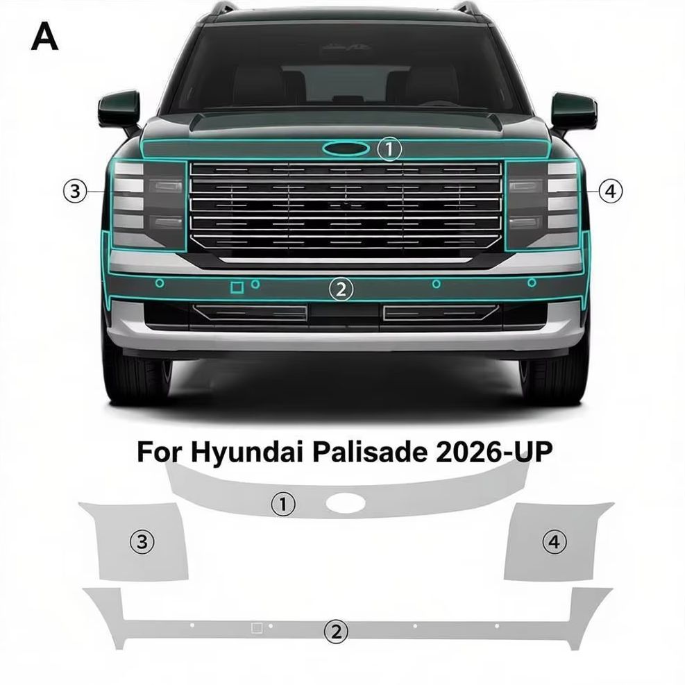 For Hyundai Palisade 2026-UP T - đánh giá và giá Tpu Ppf Self Healing Film