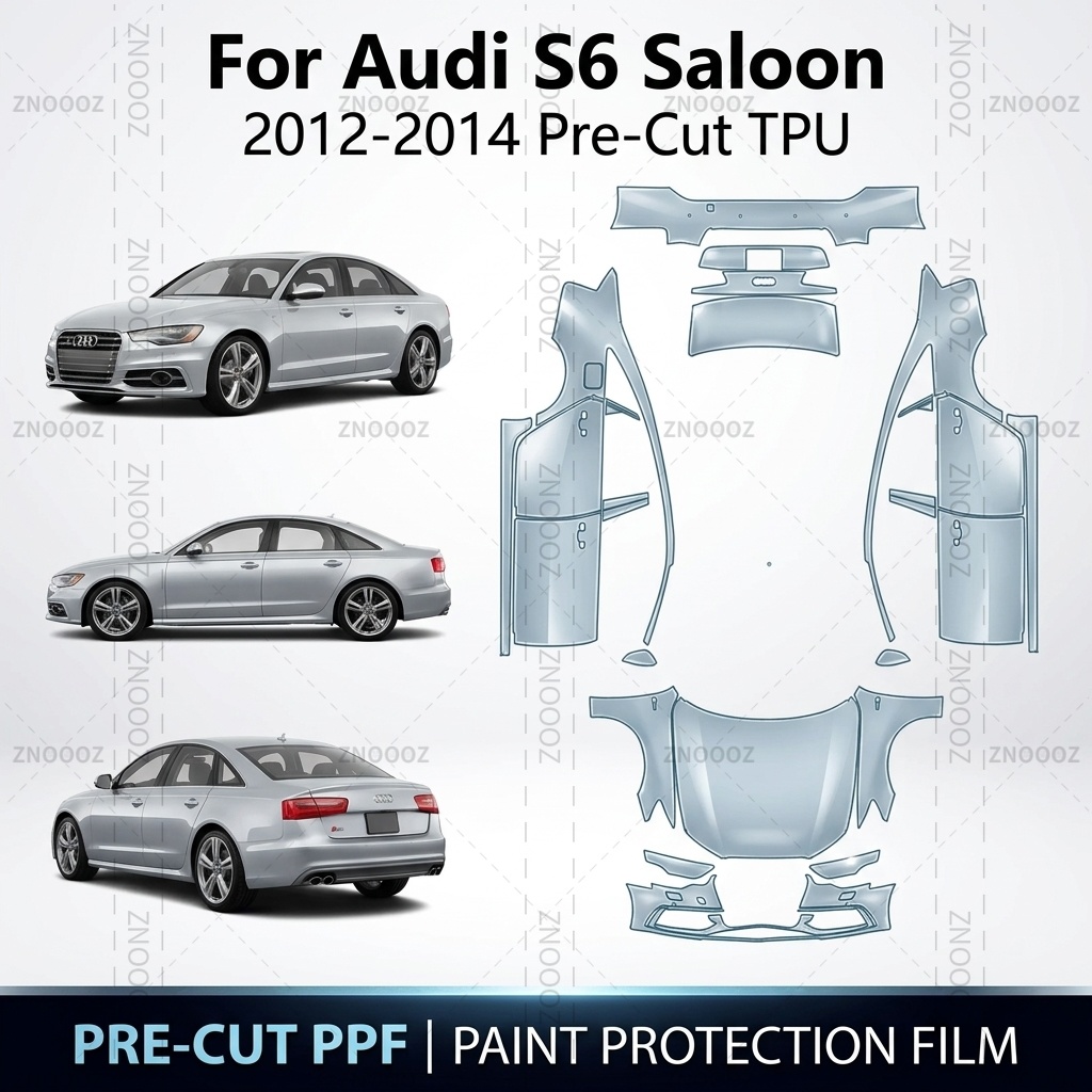 For Audi S6 Saloon (C7) 2012-2 - đánh giá và giá Ppf Film Clear Gloss Tpu