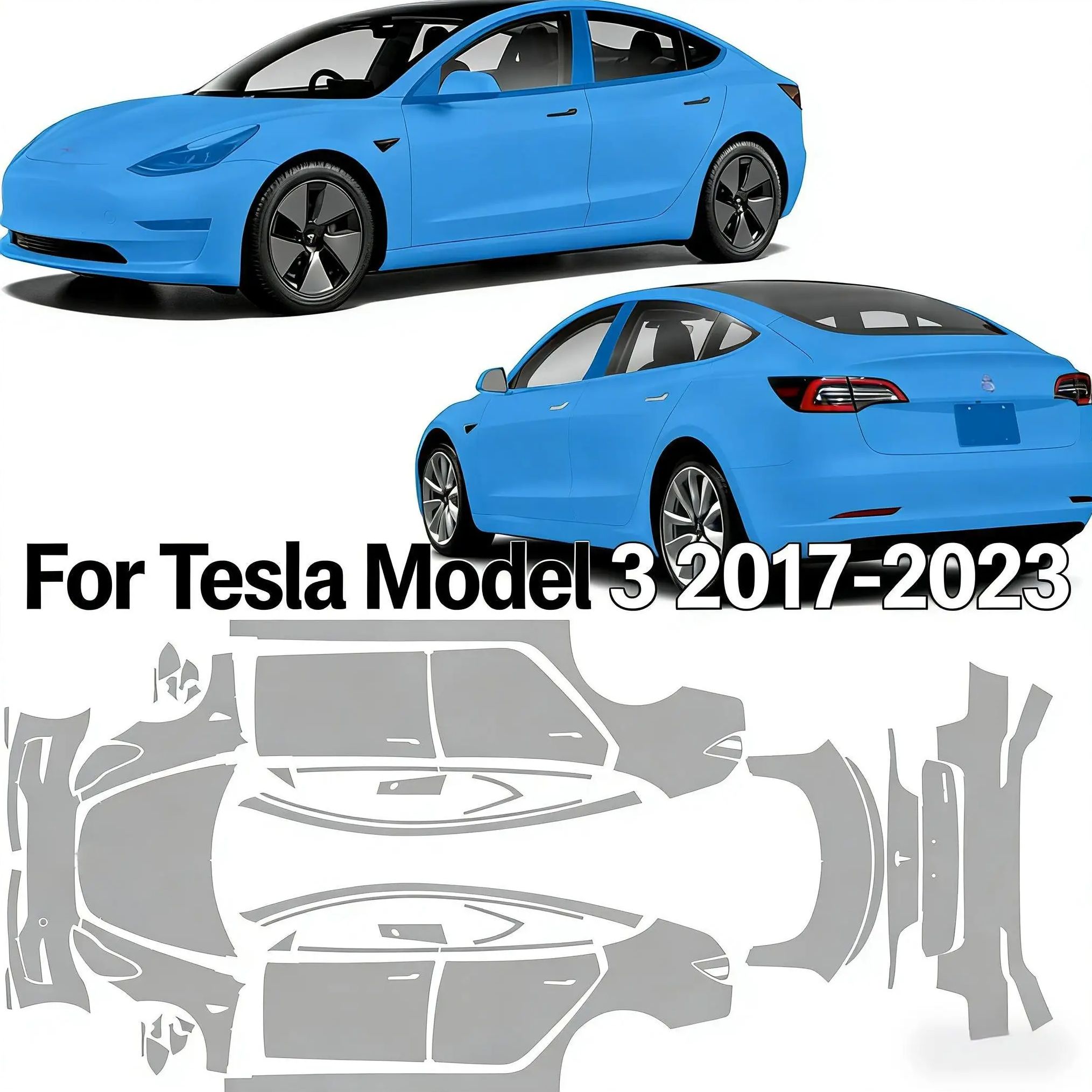 For Tesla Model 3 2017-2023 Pr - đánh giá và giá Tpu Ppf Self Healing Film