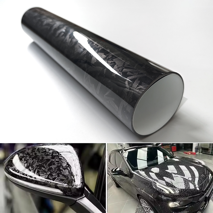Carbon Fiber Film Glossy Black - đánh giá và giá Car Wrap Film Matte Black