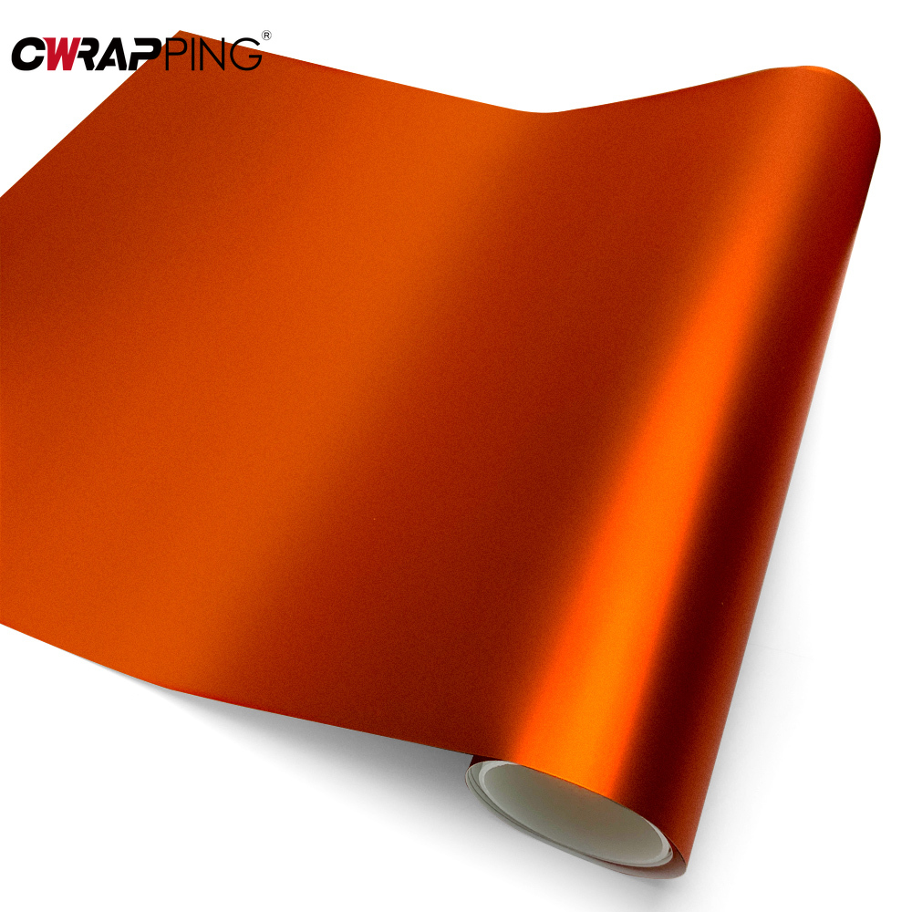 Sunset Orange Car Wrap Vinyl f - đánh giá và giá Paint Protection Film Matte