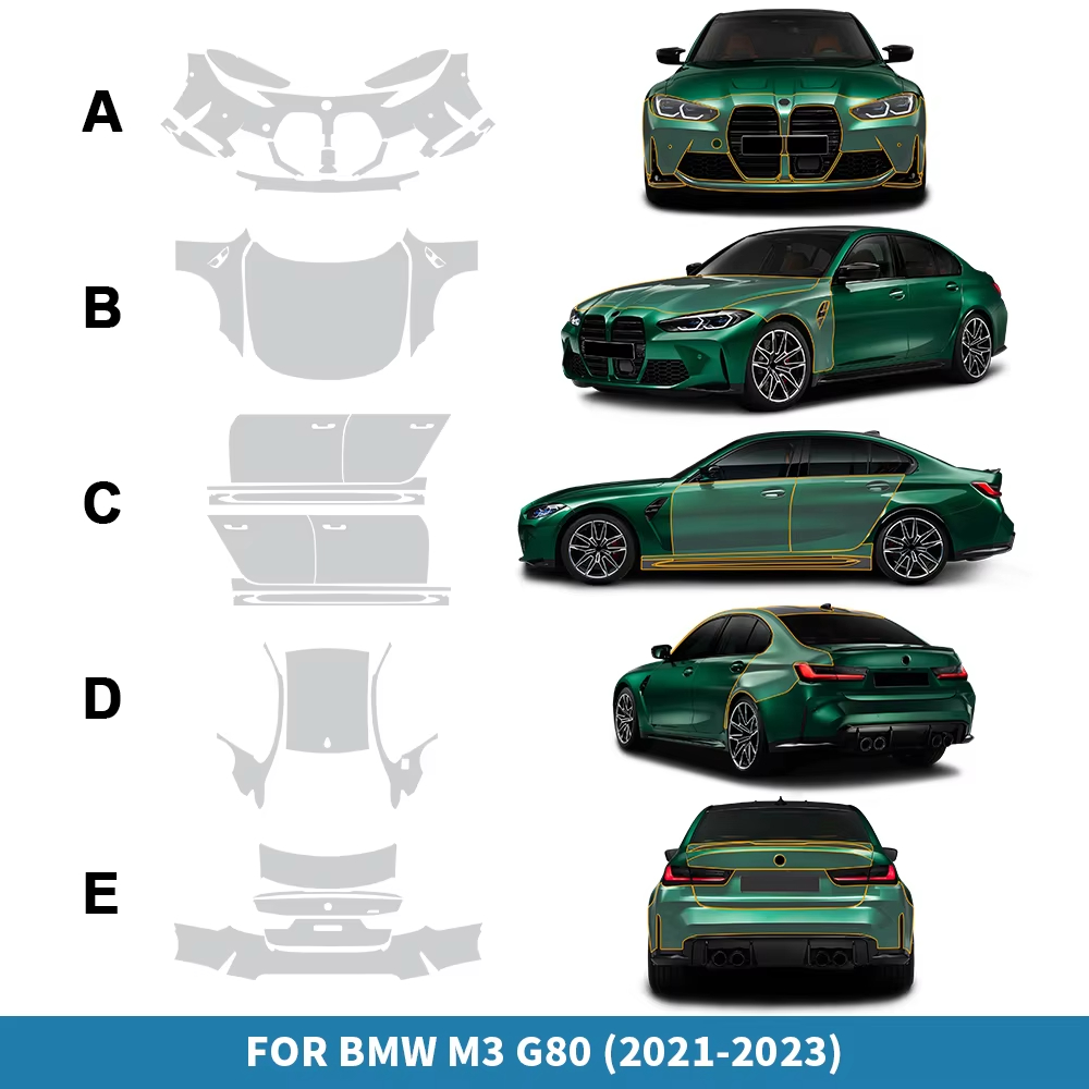 8.5Mil TPU Bumper Door Paint P - đánh giá và giá Car Paint Protection Film Kit Pre Cut