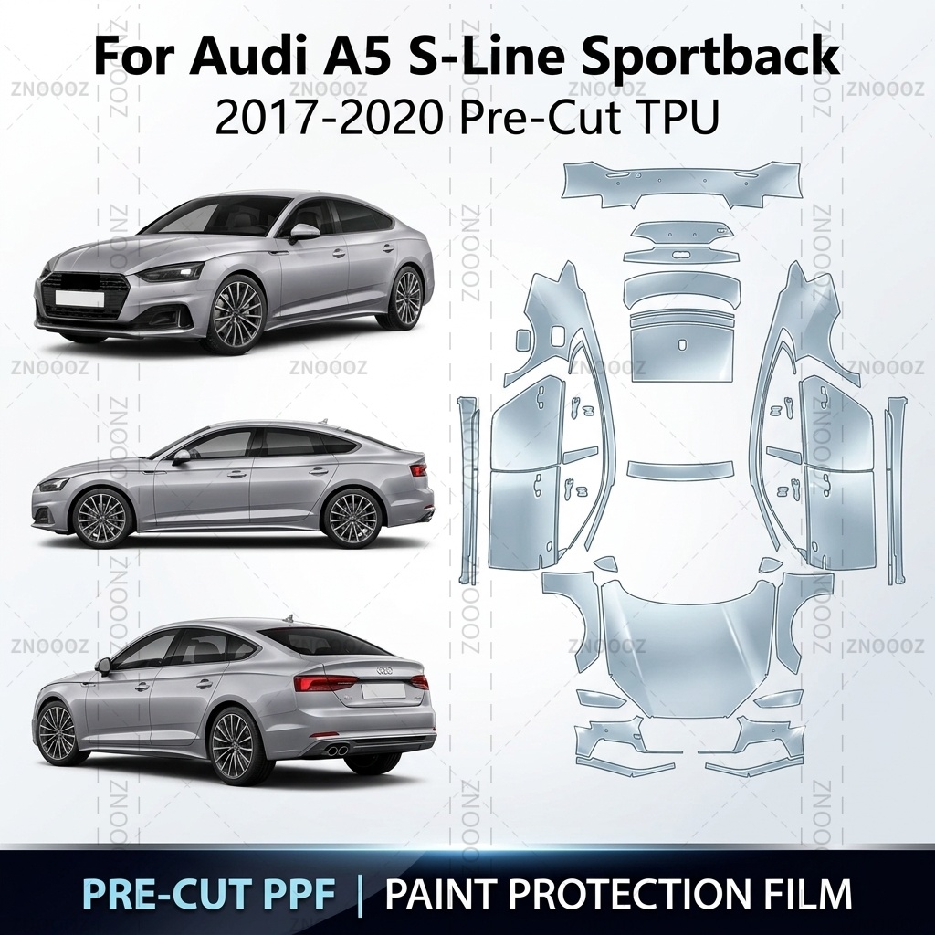 For Audi A5 S-Line Sportback ( - đánh giá và giá Ppf Film Clear Gloss Tpu